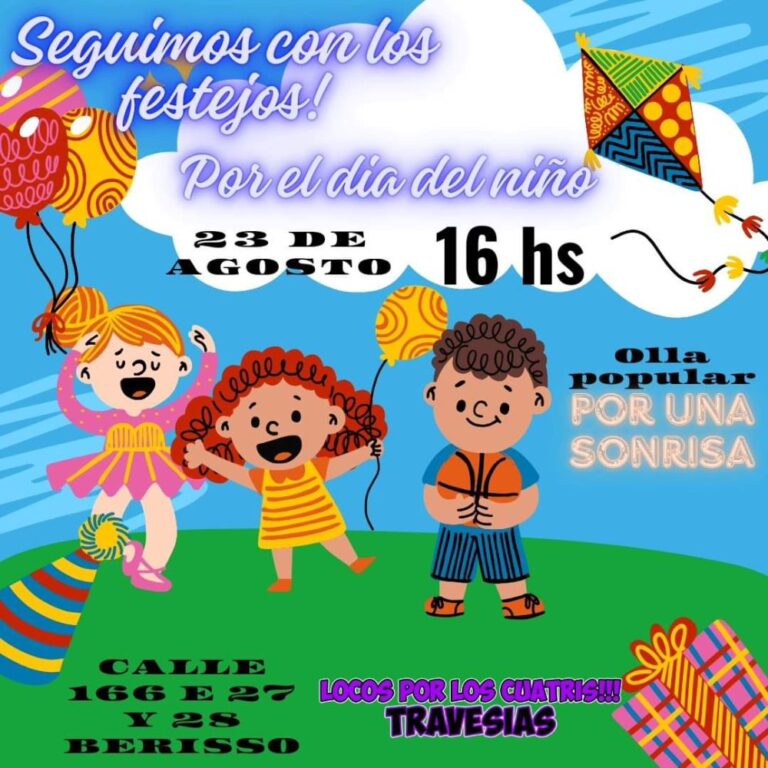 Día del niño 2024 – olla popular, por una sonrisa